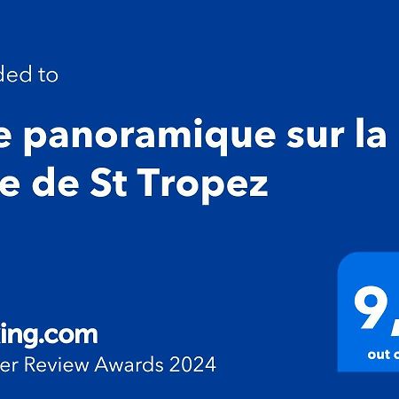Vue Panoramique Sur La Baie De St Tropez Villa Les Issambres Ngoại thất bức ảnh