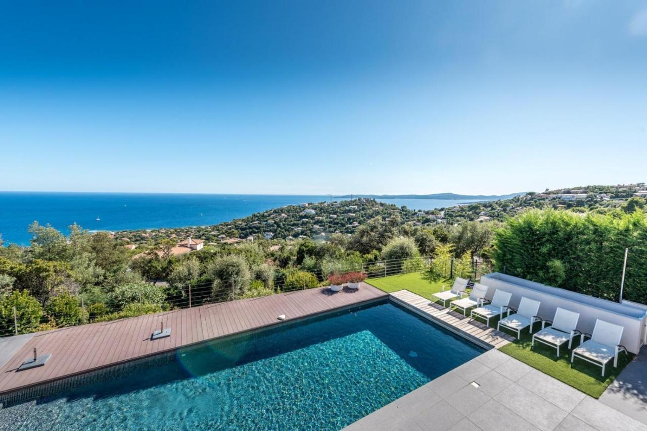Vue Panoramique Sur La Baie De St Tropez Villa Les Issambres Ngoại thất bức ảnh