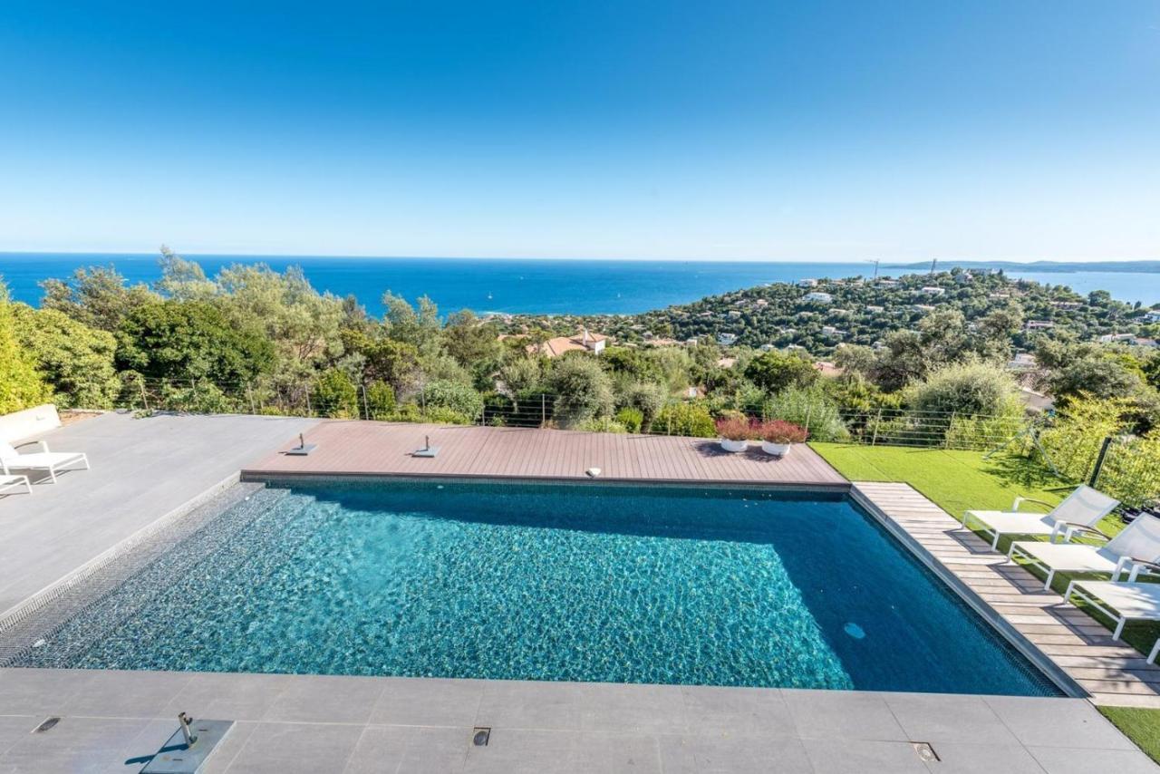 Vue Panoramique Sur La Baie De St Tropez Villa Les Issambres Ngoại thất bức ảnh