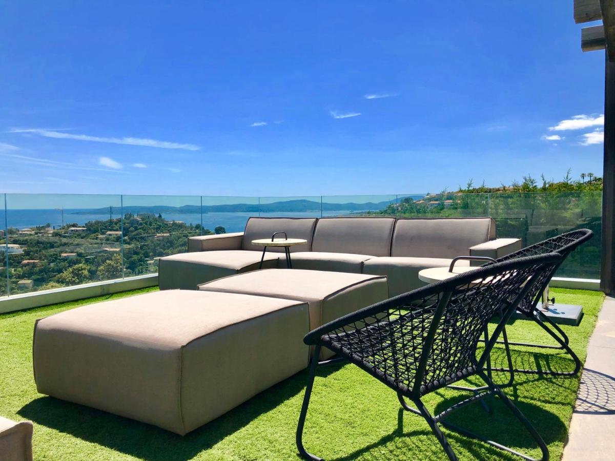 Vue Panoramique Sur La Baie De St Tropez Villa Les Issambres Ngoại thất bức ảnh