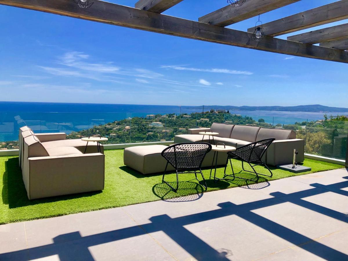 Vue Panoramique Sur La Baie De St Tropez Villa Les Issambres Ngoại thất bức ảnh
