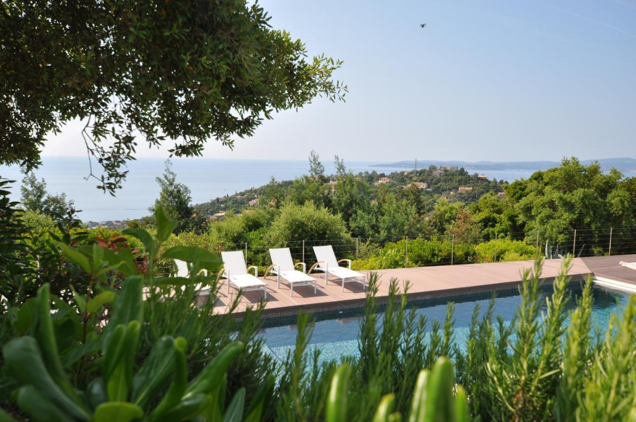 Vue Panoramique Sur La Baie De St Tropez Villa Les Issambres Ngoại thất bức ảnh